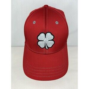 Black Clover Live Lucky Red Golf Hat Maderas Fitted Cap Clover S/M
